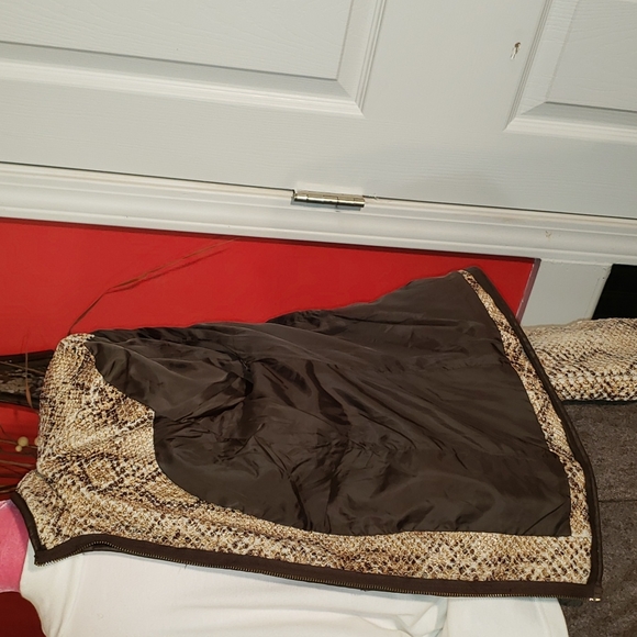 FF 💘MAX STUDIO VINTAGE ANIMAL PRINT HOBO SOHO CHIC BLAZER JACKET COAT - Picture 15 of 17